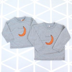 Matching Sibling Banana Sweatshirt